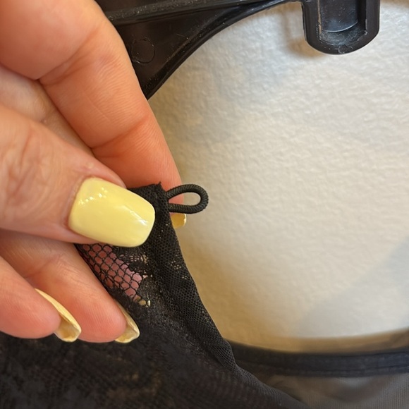 H&M Black Lace mesh sheer bodysuit Chemise ELEGENT sexy cocktail party size 2 - Picture 12 of 16